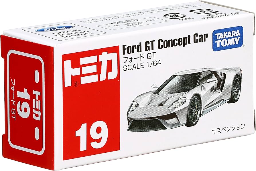 Amazon | トミカ No.19 フォードGT (箱) | ミニカー・ダイキャストカー