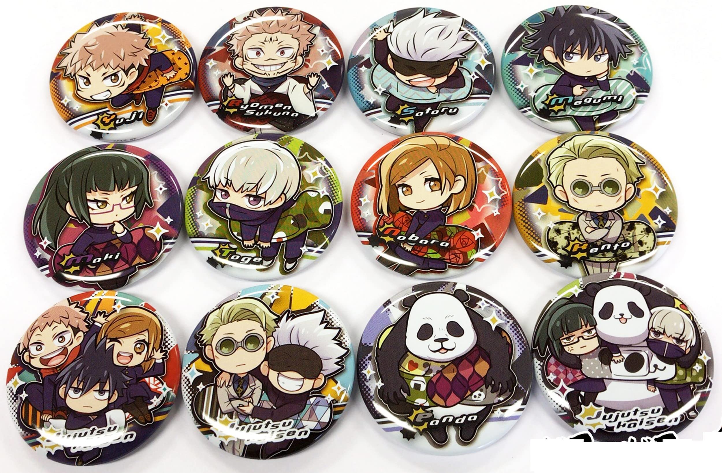 Amazon.co.jp: 呪術廻戦 キャラばんちょうこう缶バッチ全12種セット