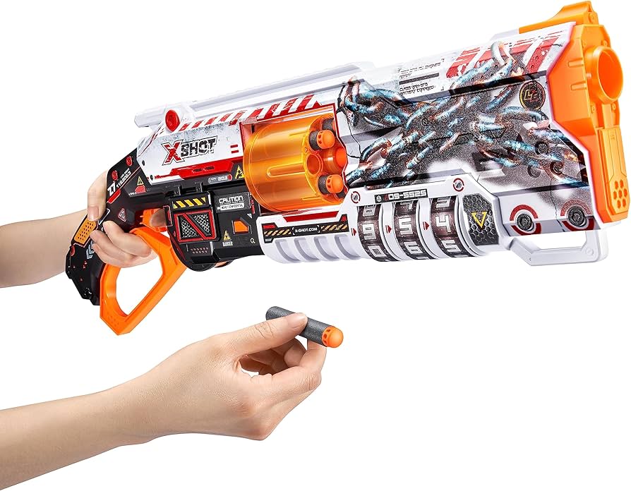Amazon.com: XShot Skins S1 Lock Blaster with 16 Darts Air Pocket