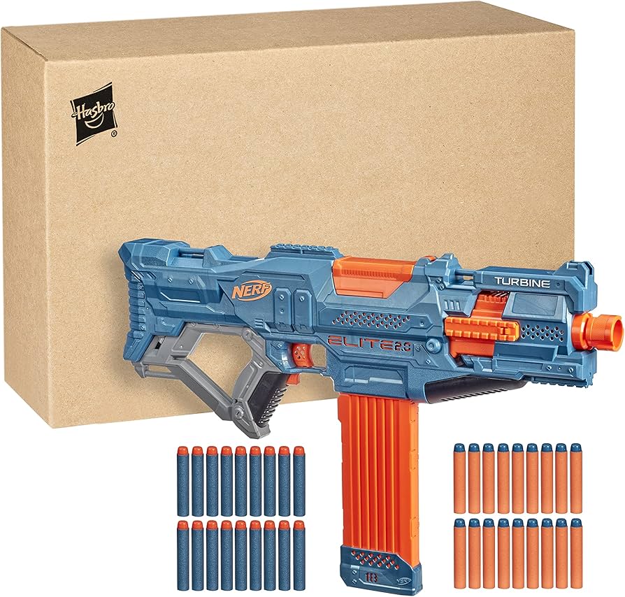 Amazon.com: Nerf Elite 2.0 Turbine CS-18 Motorised Blaster, 36