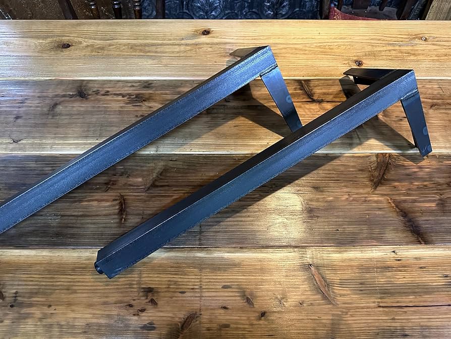 Amazon｜アイアンテーブル脚（Lアングル型） 1個｜座卓・ちゃぶ台