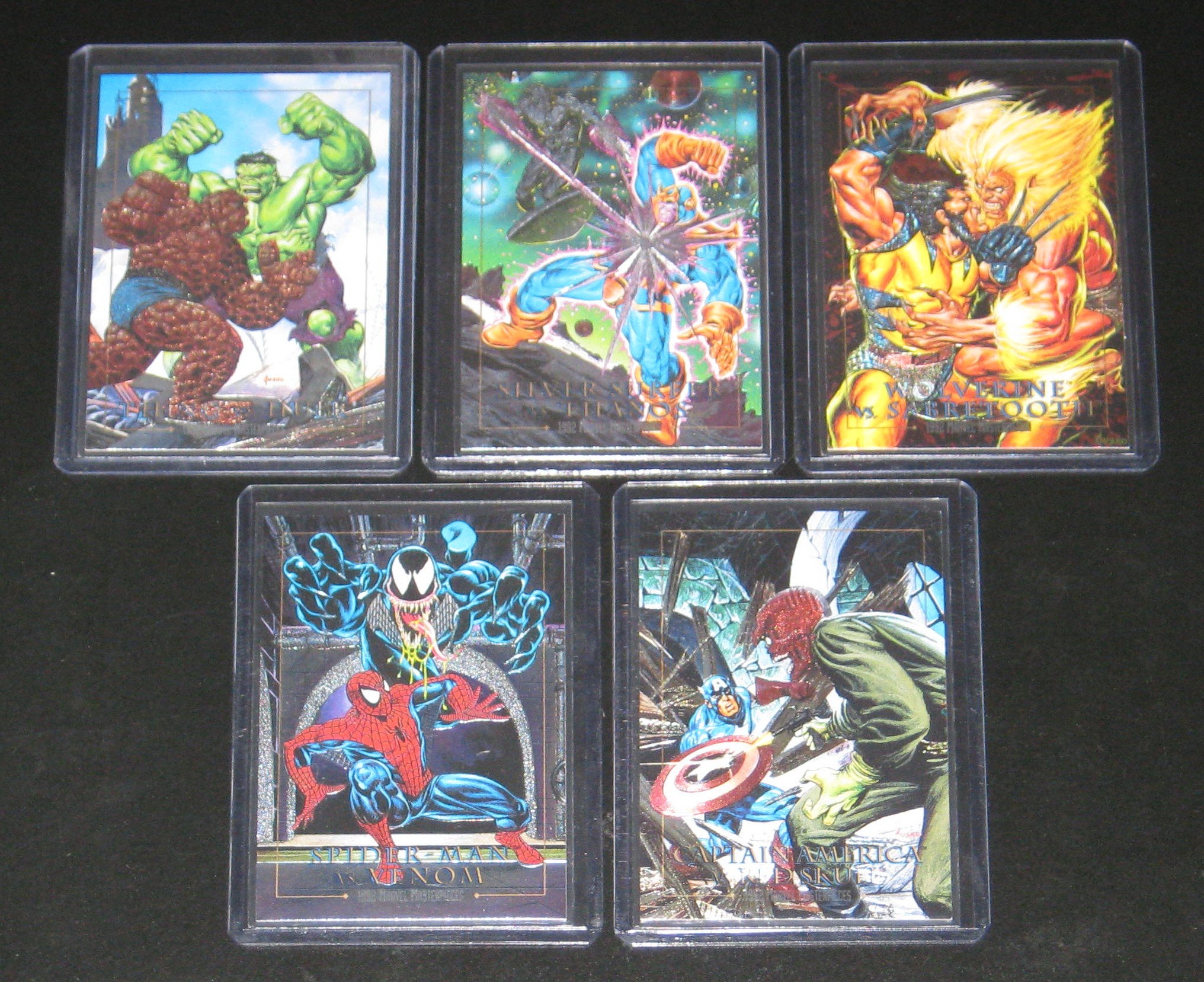 Amazon.com: 1992 Marvel Masterpieces Series I DYNA-Etch Insert Set
