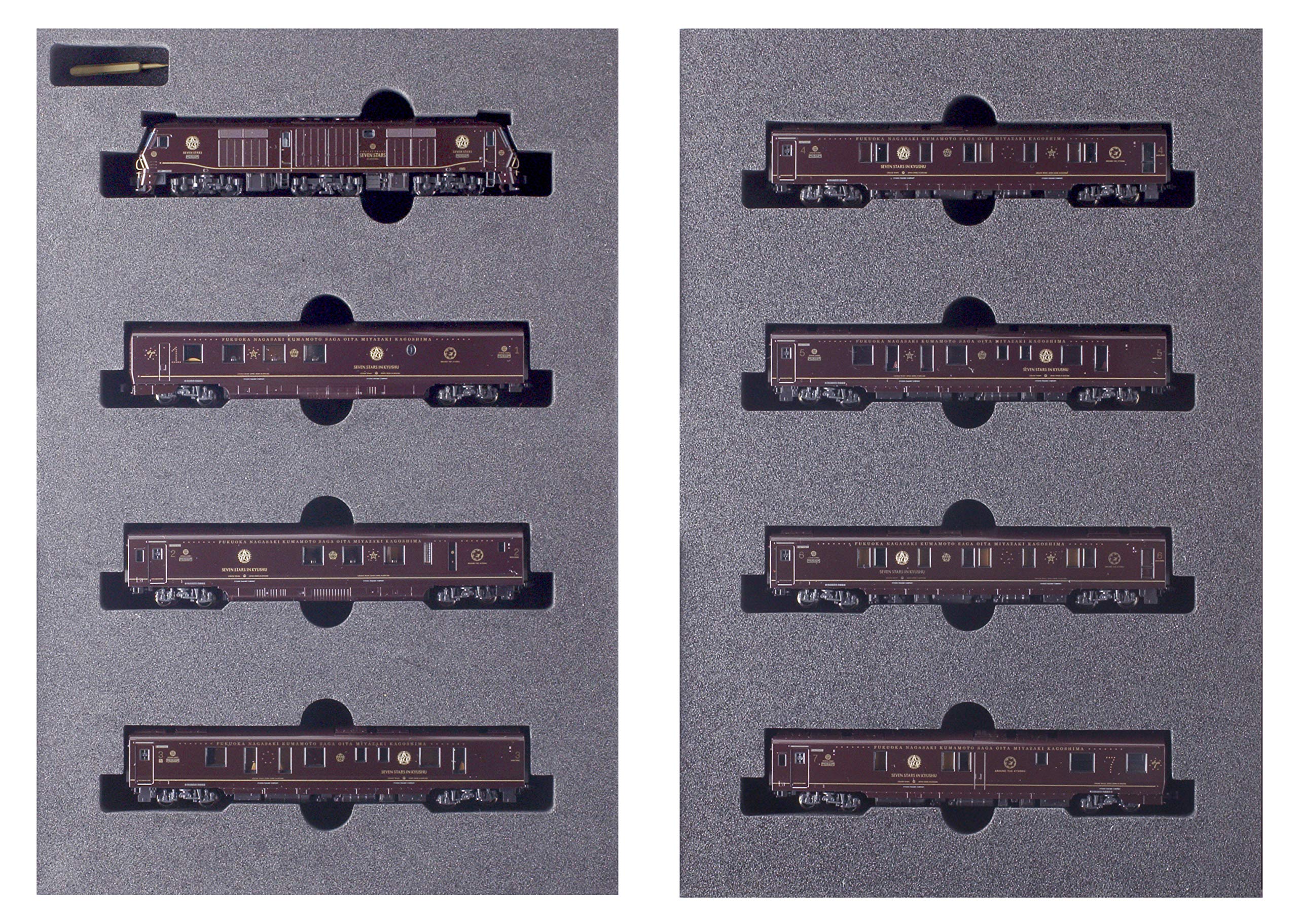 Amazon | KATO Nゲージ クルーズトレイン「ななつ星in九州」 8両セット