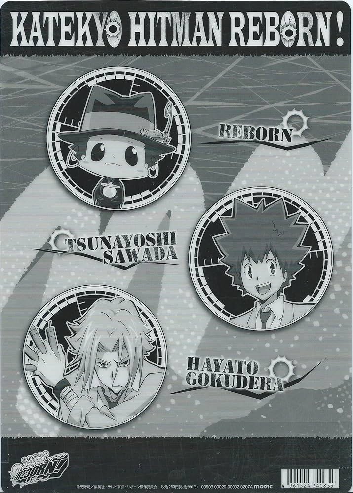 Amazon.co.jp: 家庭教師ヒットマンREBORN！下敷き リボーン、沢田綱吉