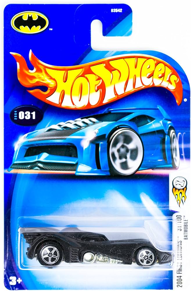 Amazon.com: 2004 First Editions -#31 Batmobile Semigloss Black
