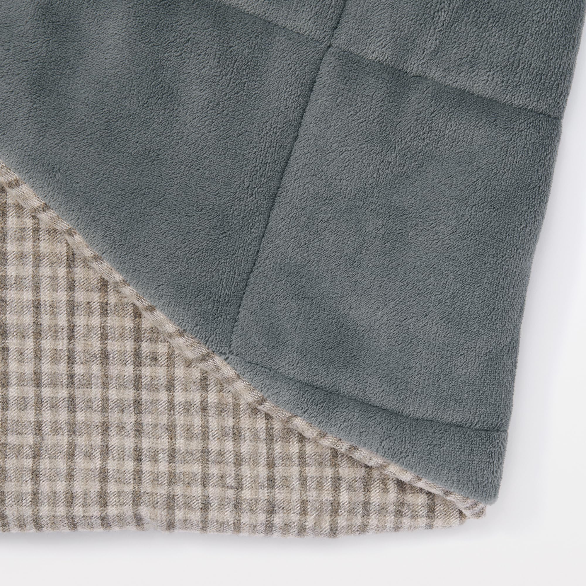 Amazon.co.jp : 無印良品 フランネルこたつふとん グレーチェック 大