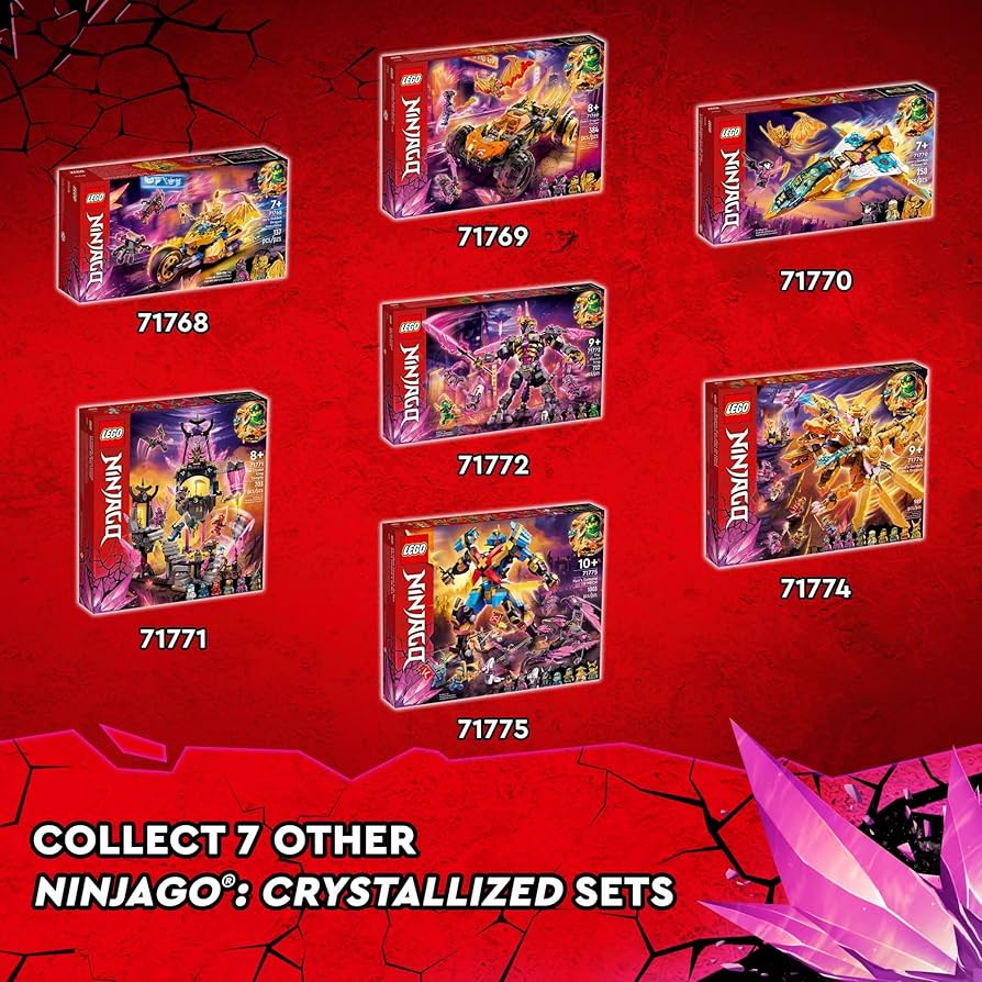 Amazon.com: LEGO NINJAGO Kai's Golden Dragon Raider Multi-Terrain