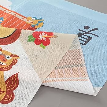 Amazon｜narumikk のれん OKINAWA 首里城 和風 和柄 暖簾ノレン