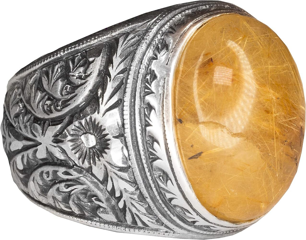 Amazon | Falcon Jewelry 925スターリングシルバー メンズリング