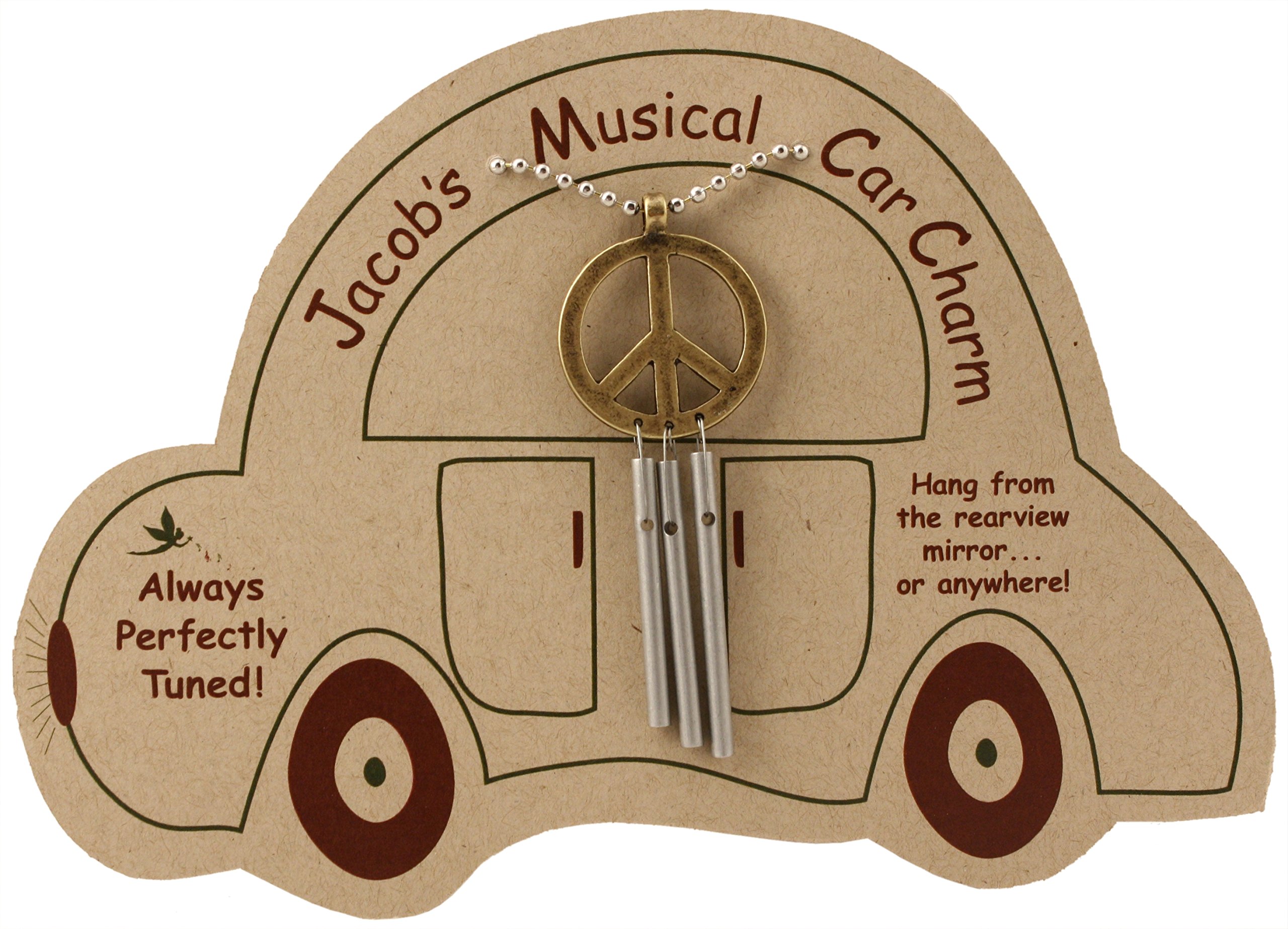 Amazon.com : Jacob's Musical Car Charm, Peace Sign, Mini Wind