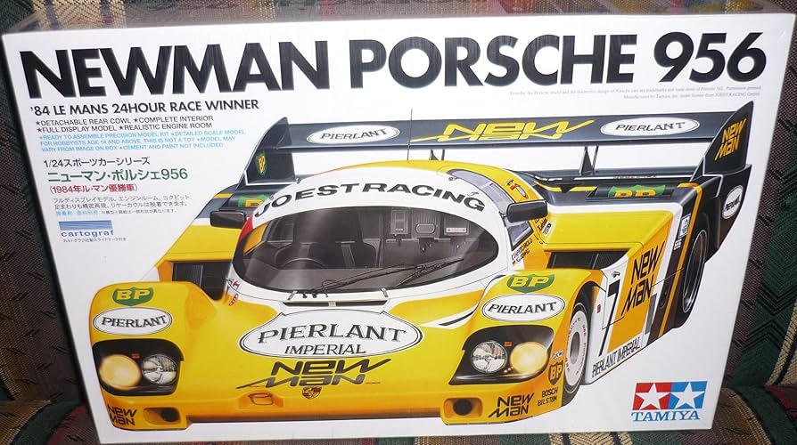 Amazon.com: Tamiya 1: 24 300024049 – Newman Porsche 956 : Arts