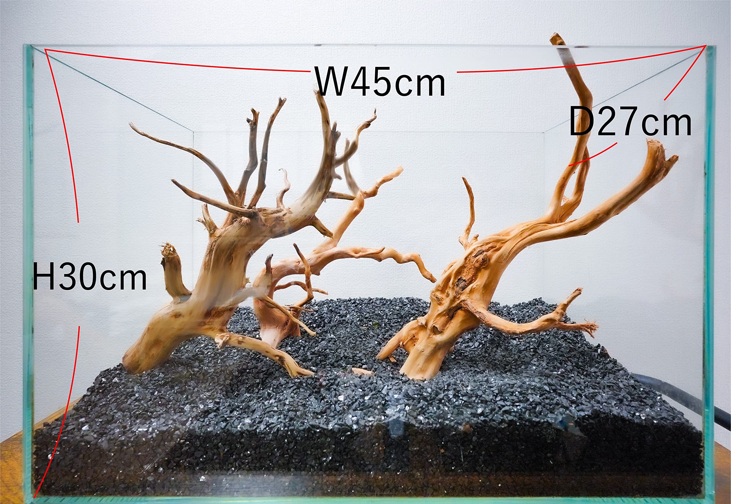 Amazon | 45cm水槽用 流木3本セット（ナチュラル色）【AQUASHOP