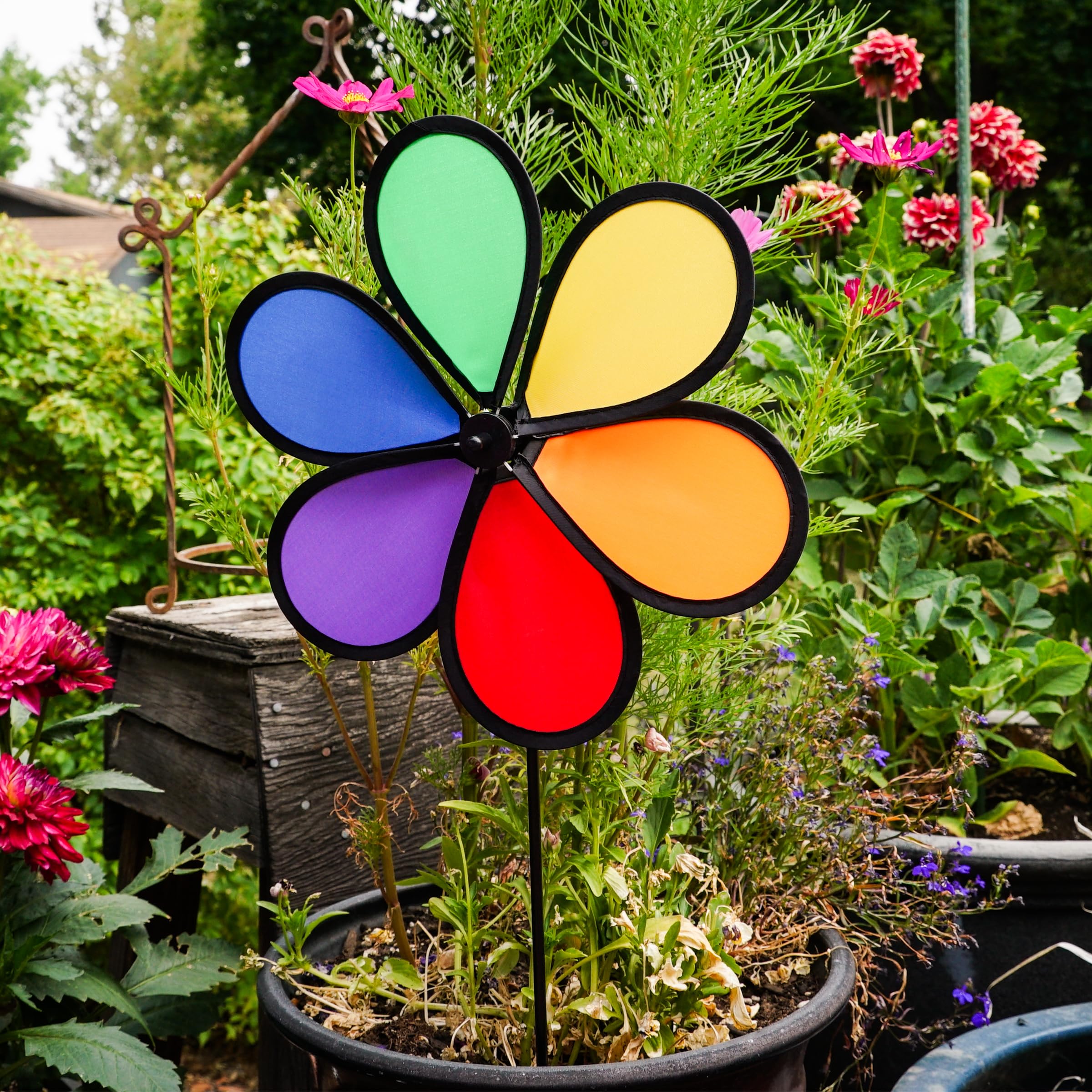 Amazon.co.jp: WINDSPINNERS(ウインドスピナー) レインボーフラワー6S