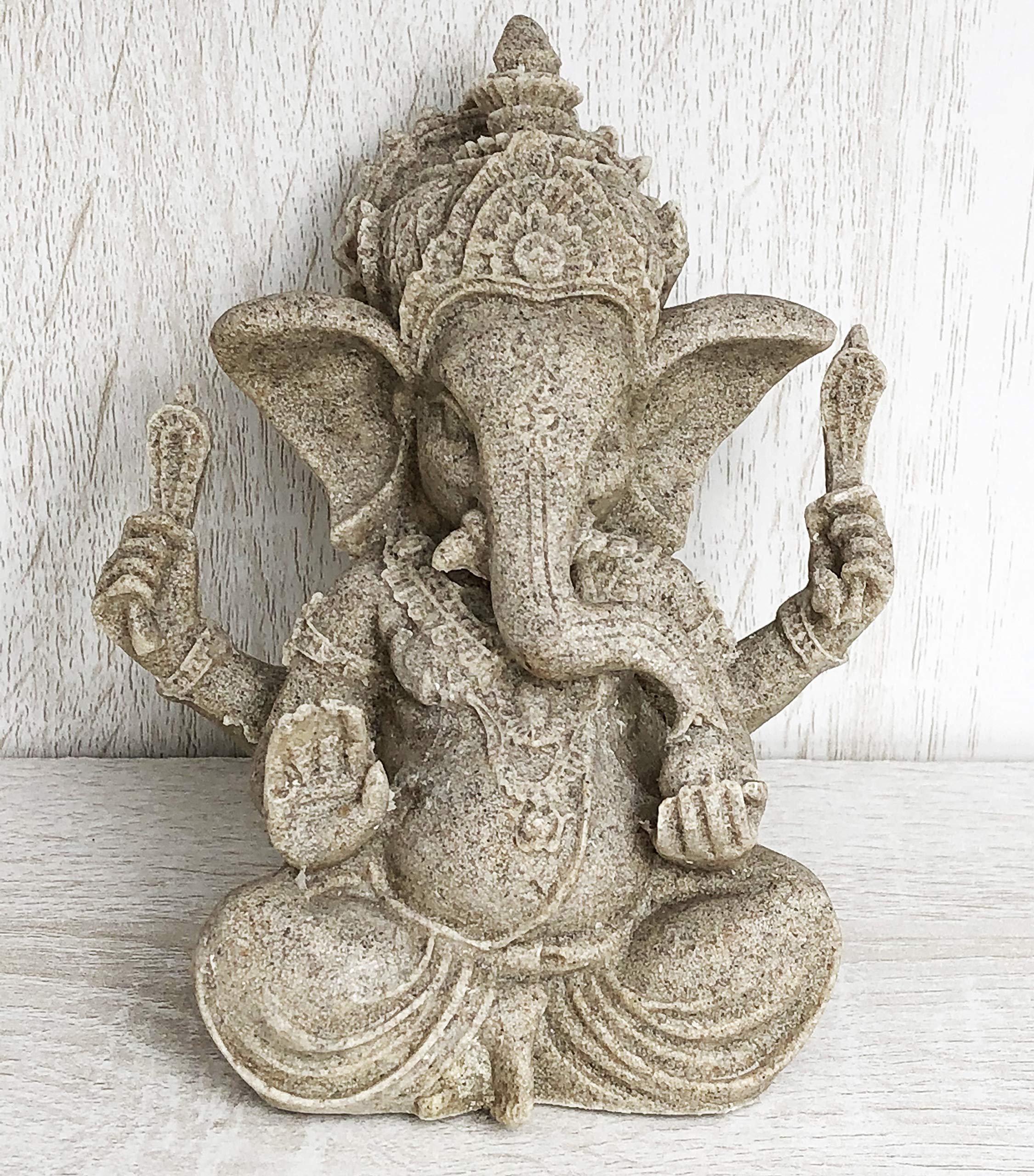 Amazon.co.jp: ガネーシャ 置物 インドの神様 ゾウ アジアン雑貨 夢を