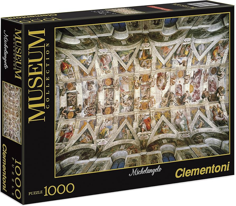 Amazon.co.jp: システィーナ礼拝堂天井画 1000ピースジグソーパズル