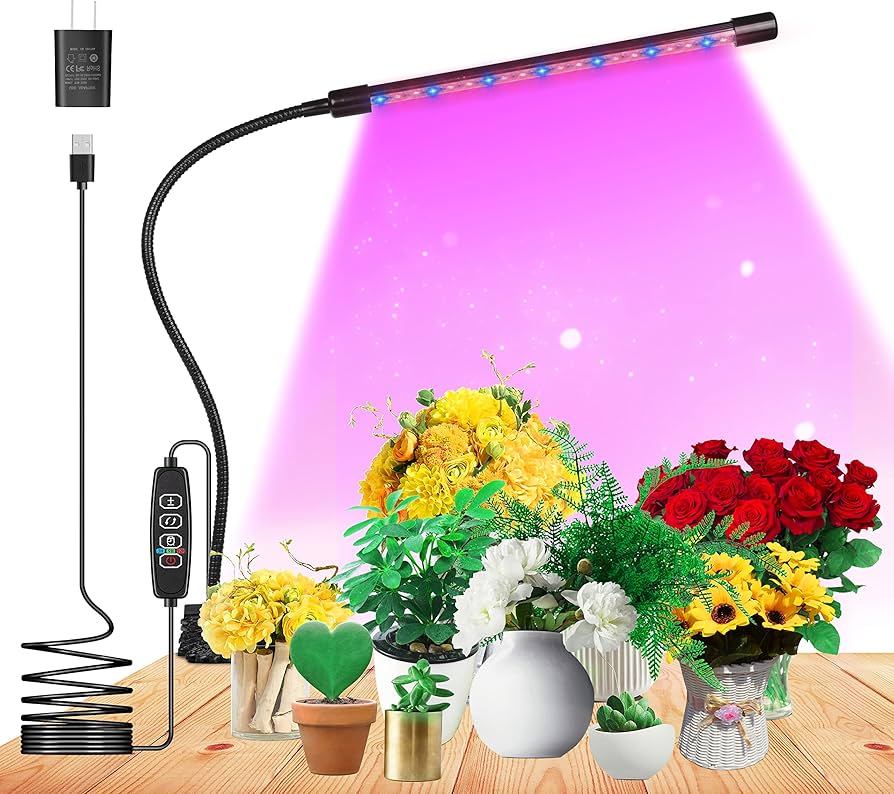 Amazon.co.jp: LONSRIVE 屋内植物育成用グローライト LEDグローライト