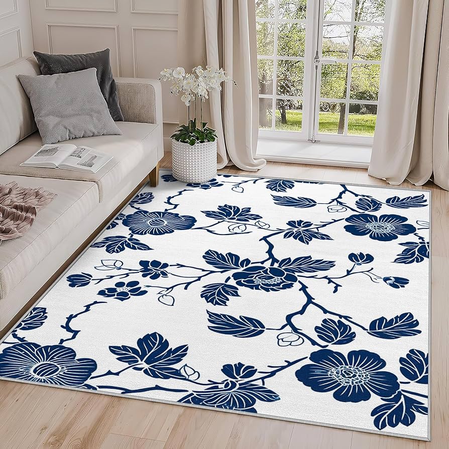 Amazon.com: SherAvant Chinoiserie Rug 2x3-5x8 Rug - Chinoiserie