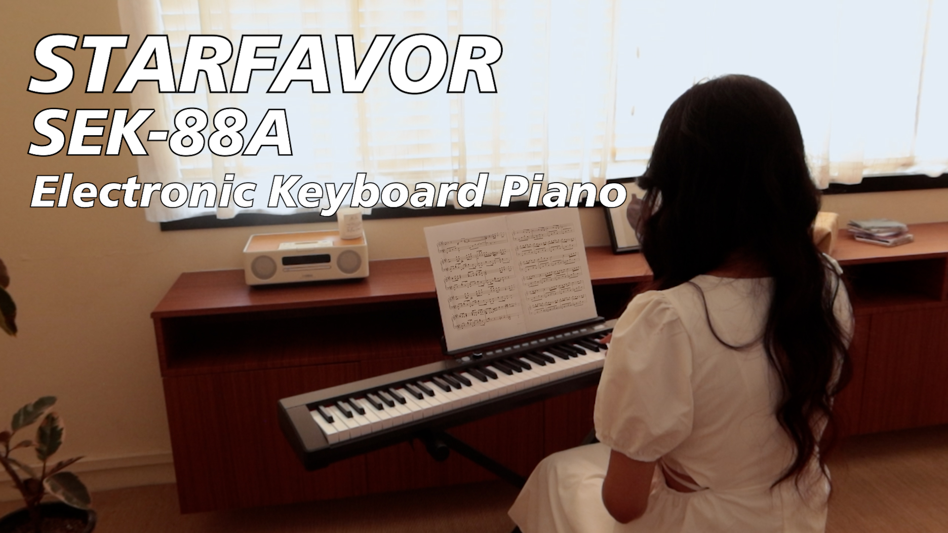 Watch Starfavor 88 Key Keyboard Piano SEK-88A on Amazon Live