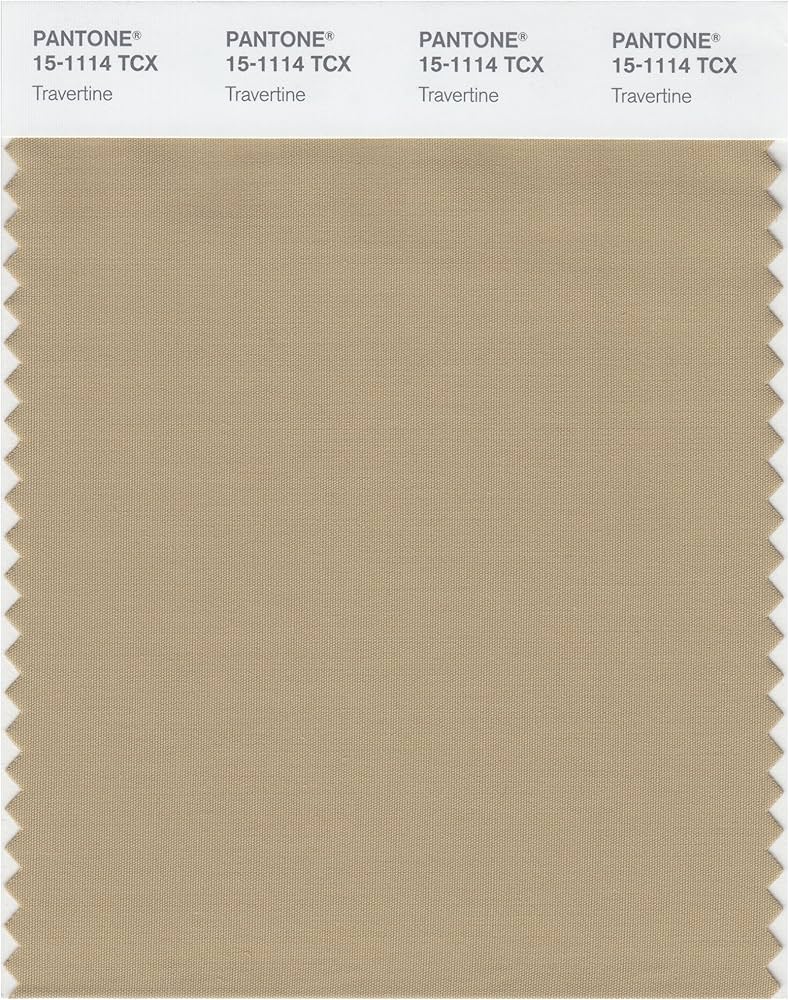 Pantone 15-1114 TCX Smart Color Swatch Card, Travertine - House