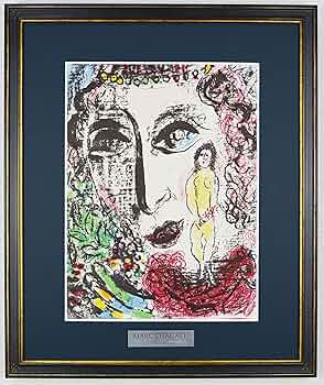 Amazon | マルク シャガール 『サーカスの幻【LITHOGRAPHE Ⅱ 1957