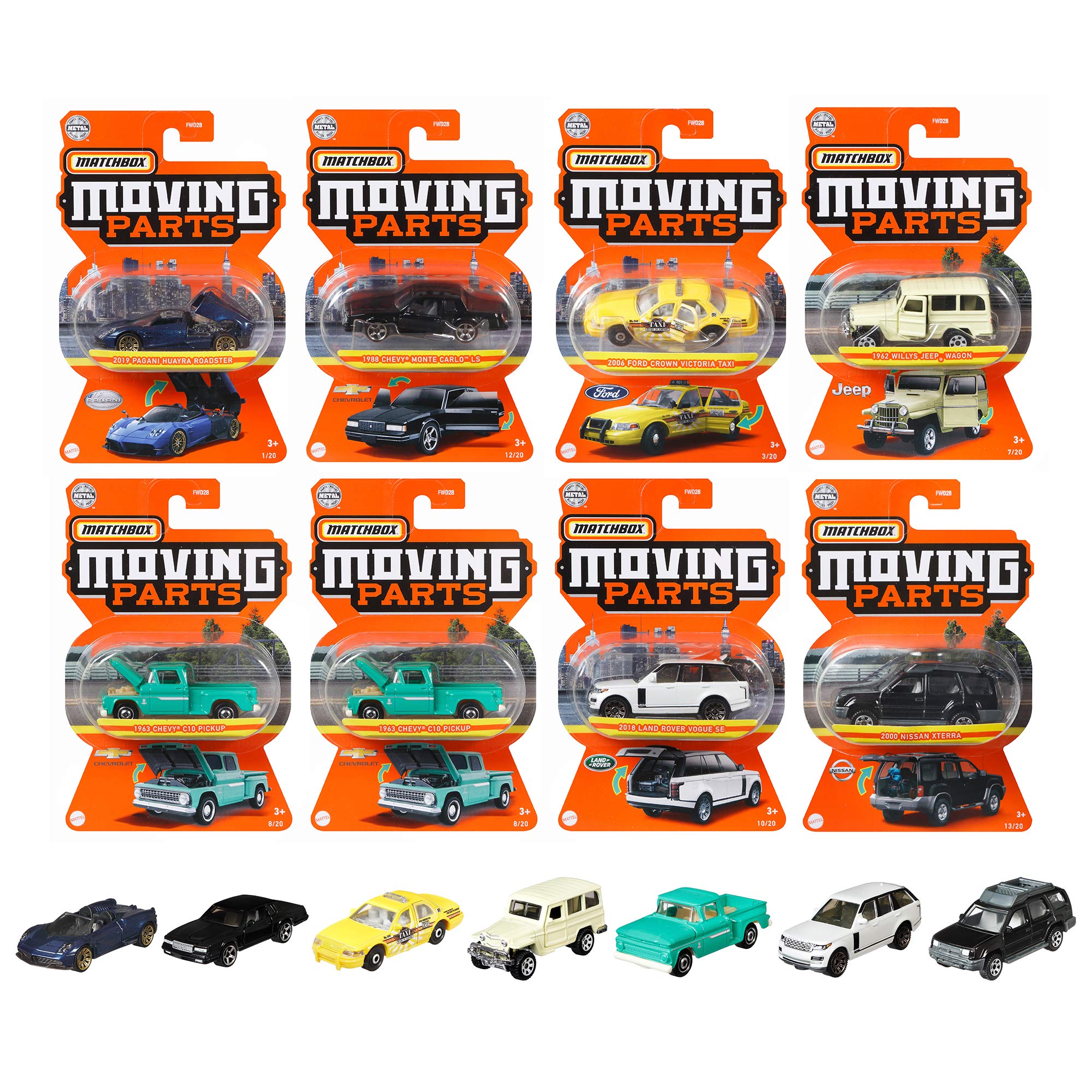 Amazon | マッチボックス(Matchbox) ムービングパーツ アソート K