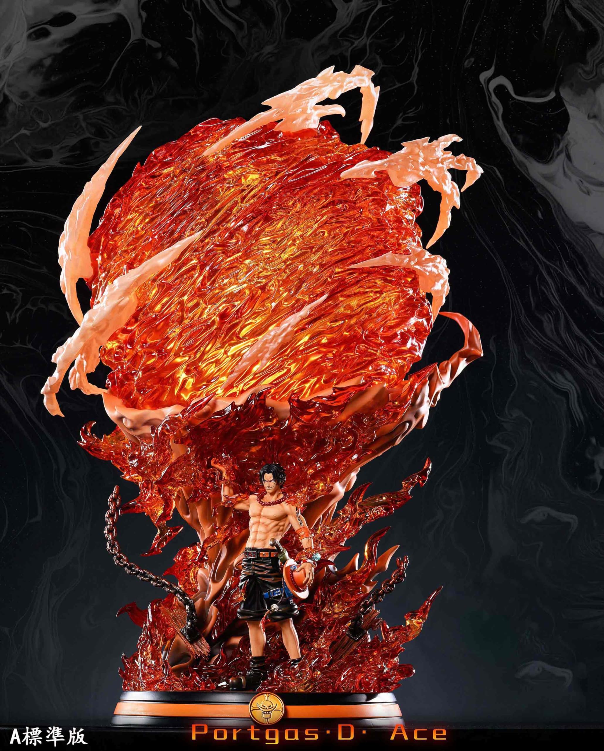 Amazon.co.jp: ポートガス・D・エース フィギュア 1/6スケール 塗装