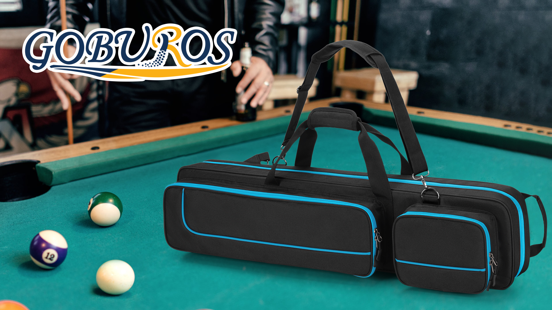 Amazon.co.jp: GOBUROS ビリヤードキューケース プールキューケース