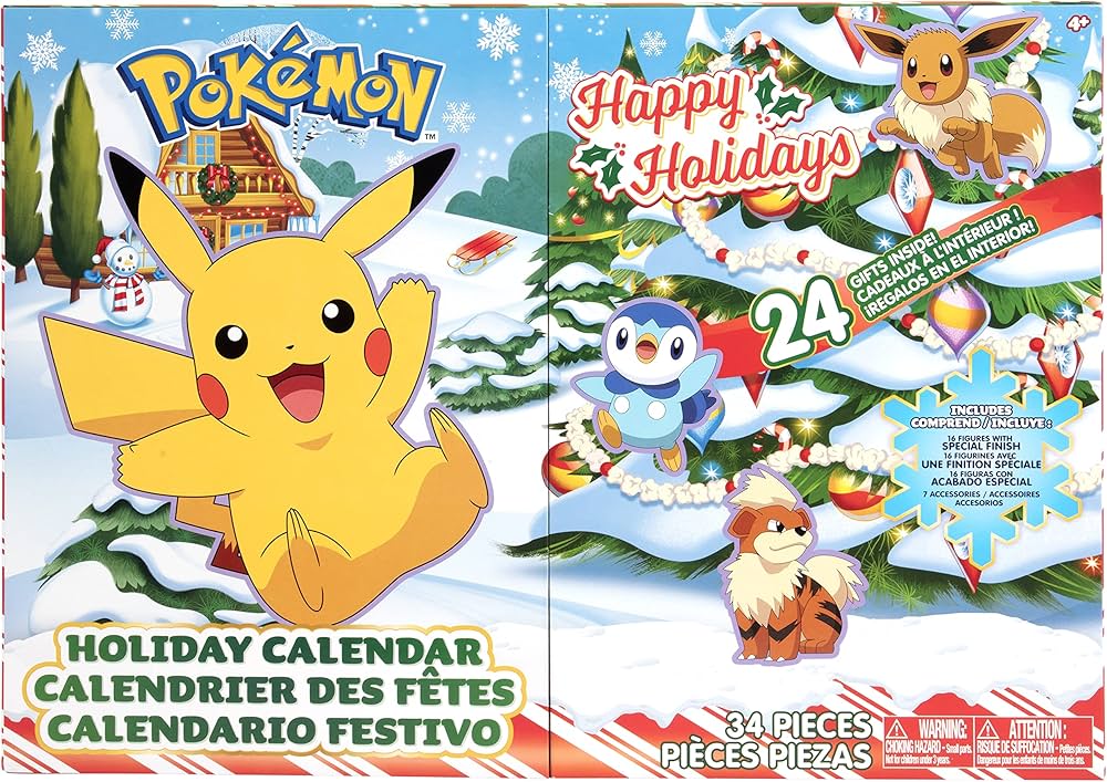 Amazon.co.jp: Jazwares ポケモン 2022年 ホリデーアドベント