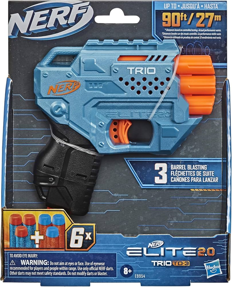 Amazon.co.jp: NERF(ナーフ) エリート 2.0 トリオ SD-3 ブラスター