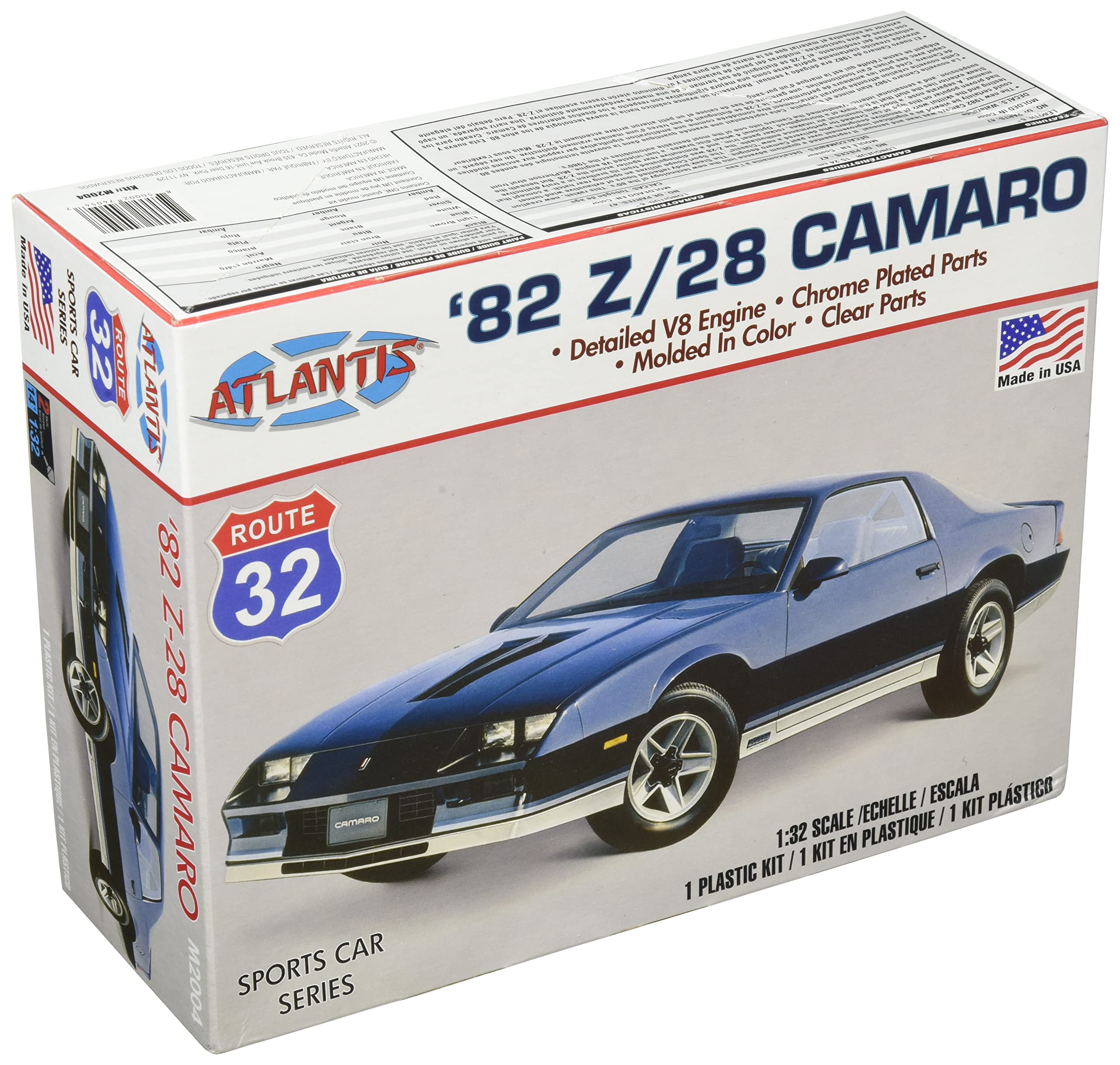 Amazon | アトランティスモデル 1/32 ルート32 1982 Z/28 カマロ