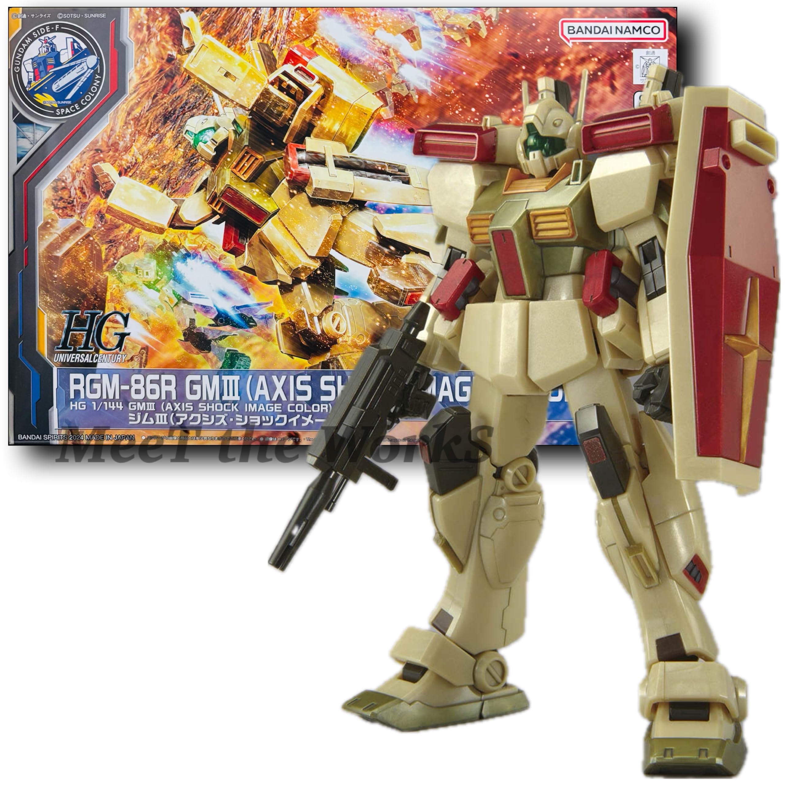 Amazon.co.jp: 【HG】 1/144 ジムIII (アクシズ・ショックイメージ