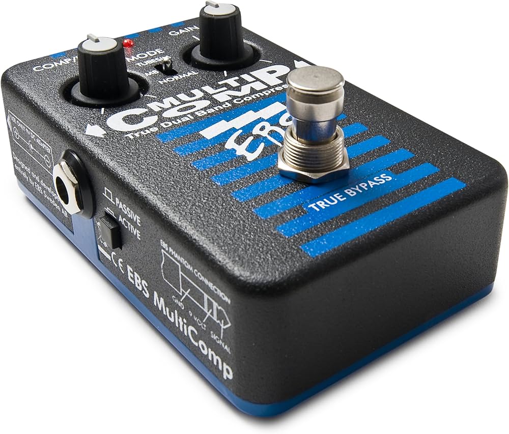 EBS Multi Comp True Dual Band Bass Compressor Pedal : Amazon.in