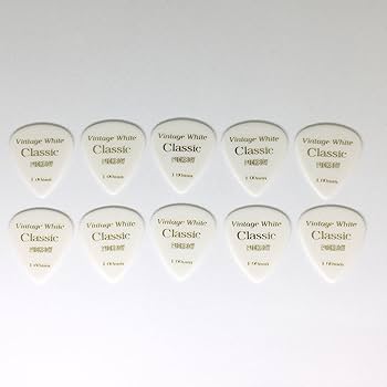 Amazon | PICKBOY ビンテージ クラシックピック ホワイト USパッケージ