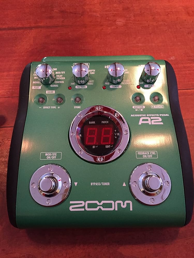 Amazon.com: Zoom A2 Acoustic Guitar Multi Effects Pedal : Musical