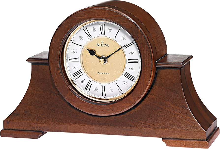 Amazon.com: Cambria Mantel Clock with Westminster Chime : Home