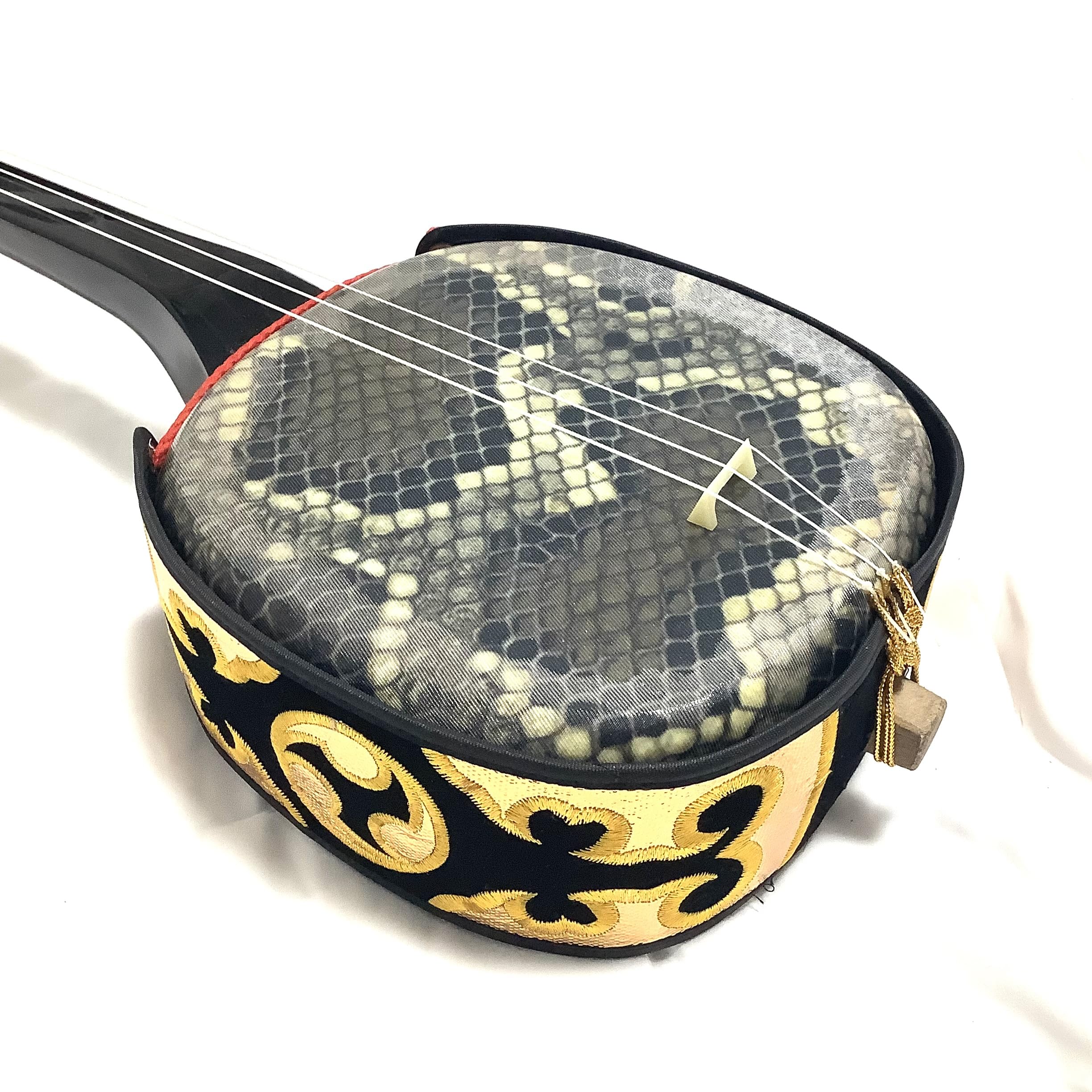 Amazon.co.jp: ♪沖縄三線人工皮張り♪ 三味線人工皮仕様(真壁型)沖縄