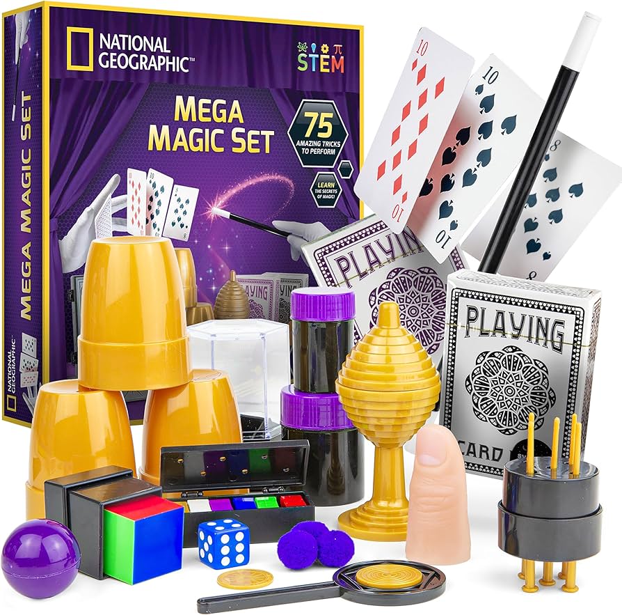 Amazon.com: National Geographic Mega Magic Set - More Than 75