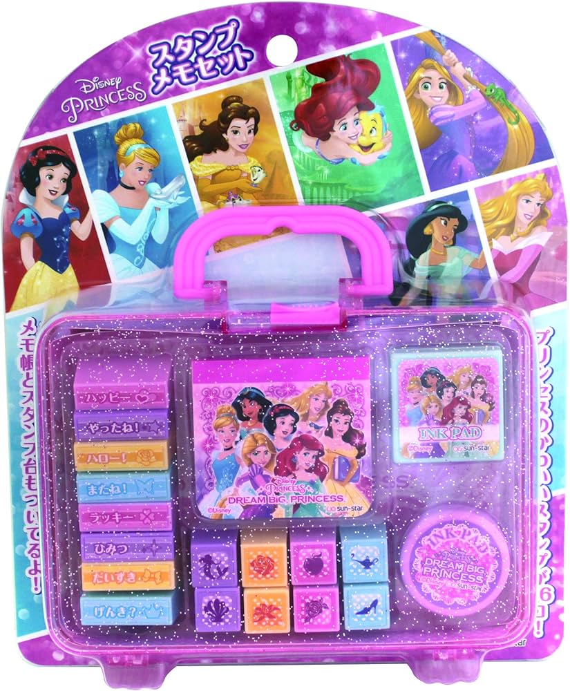 Amazon.co.jp: ディズニープリンセス スタンプメモセット : おもちゃ