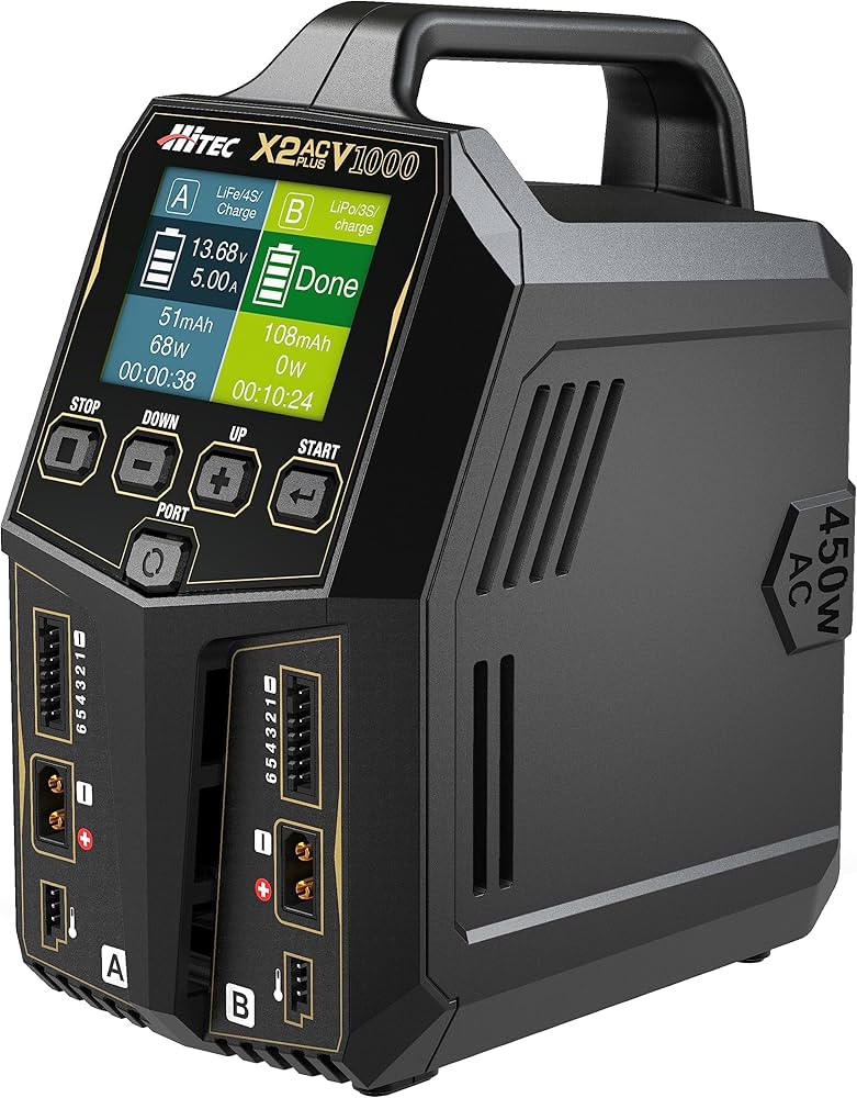 Amazon | ハイテック Multi Charger X2 AC PLUS V1000 リポ競技セット