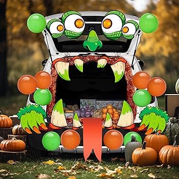 Amazon.com: JOYIN Halloween Trunk or Treat 3D Monster-Themed Car