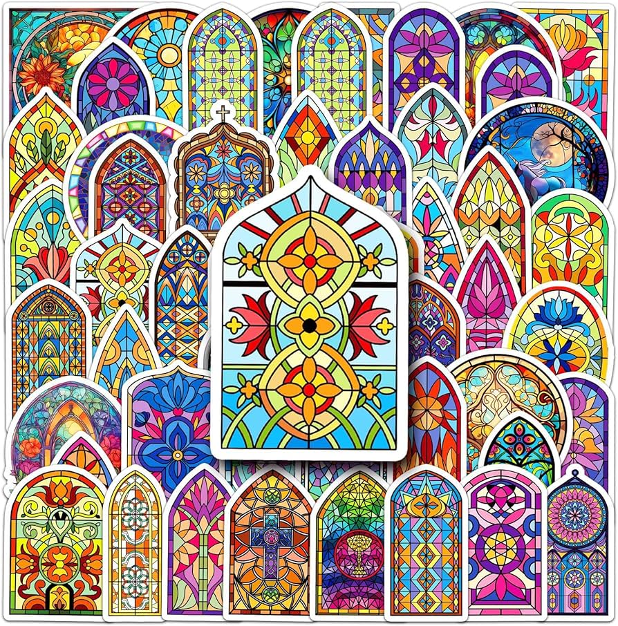 Amazon.co.jp: 教会の窓 ステンドグラス キリスト教 ステンドグラス