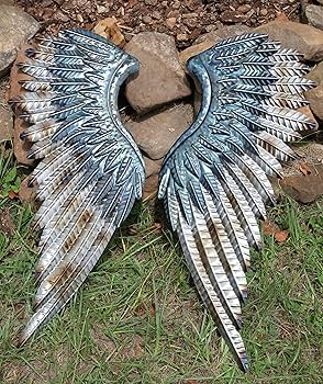Amazon.com: Generic ANGEL WINGS, Wall Decor 25” Metal Angel Wings
