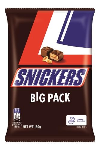 Amazon | マースジャパン スニッカーズビッグパック 160g | マース