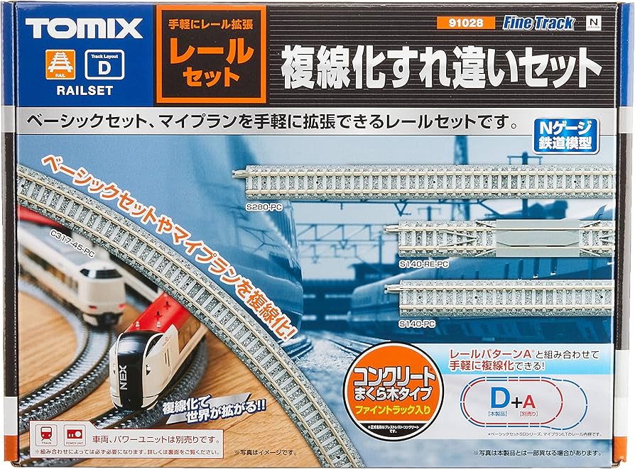 Amazon | TOMIX Nゲージ レールセット 複線化すれ違いセット Dパターン