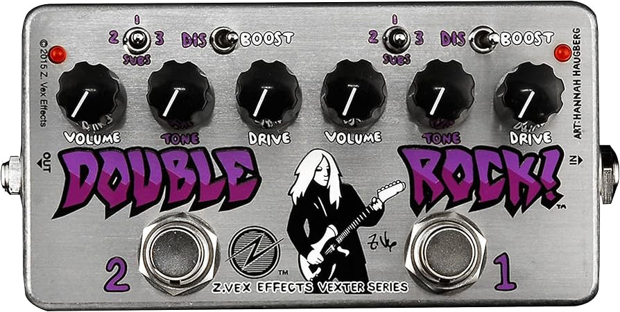 Amazon.com: ZVEX Effects Double Rock Vexter Series Distortion