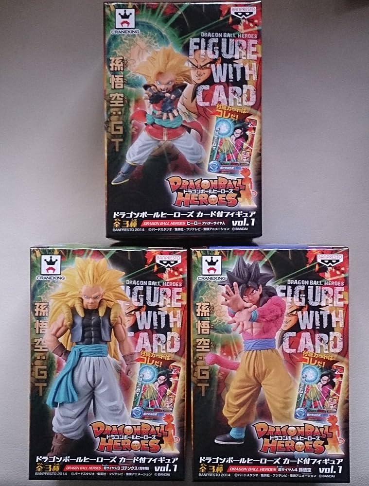 Amazon.co.jp: ドラゴンボールヒーローズ カード付フィギュア vol.1 全
