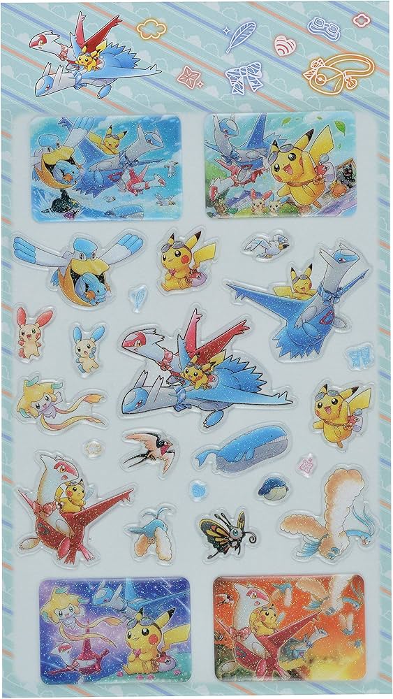 Amazon | ポケモンセンターオリジナル ラメシール ラティアス