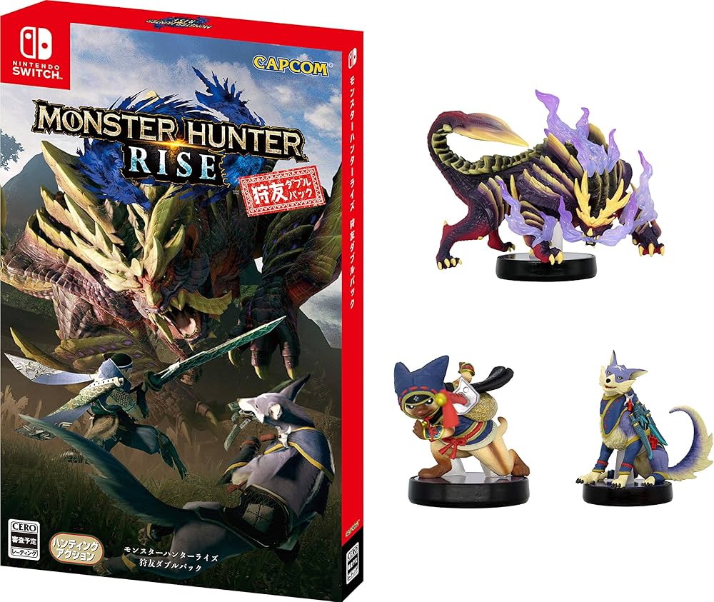 Amazon.co.jp: モンスターハンターライズ 狩友ダブルパック -Switch+