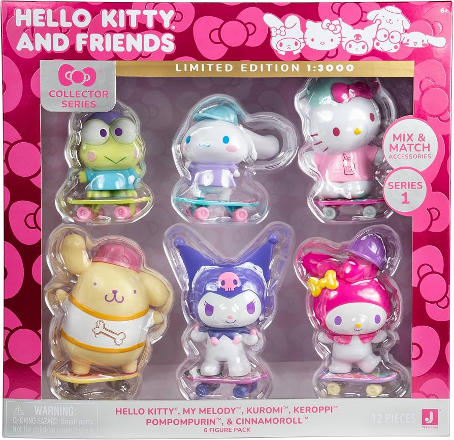 Amazon.com: Jazwares Hello Kitty and Friends, 4” Ultra-Premier 6