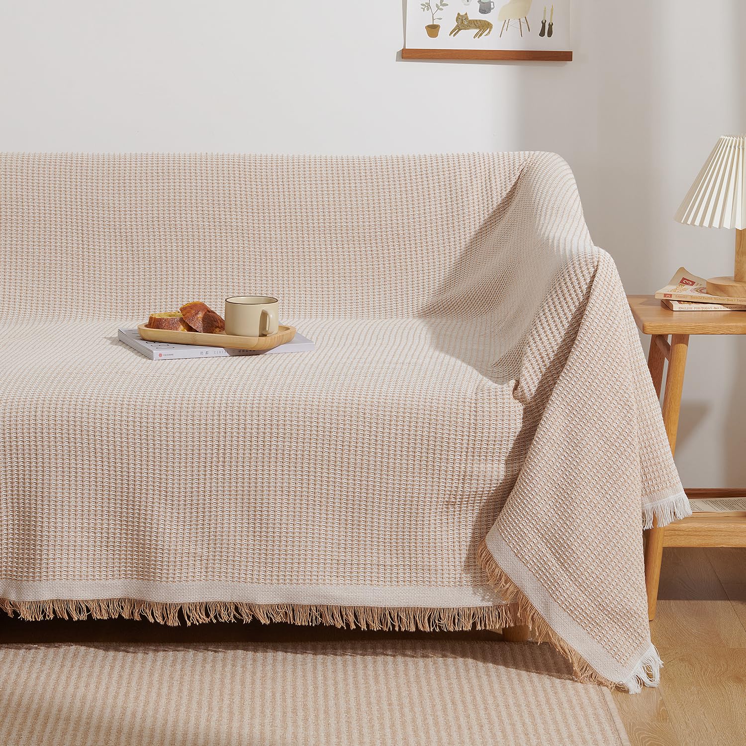 Amazon｜Atokazo ソファーカバー 北欧風 マルチカバー ソファカバー 肘